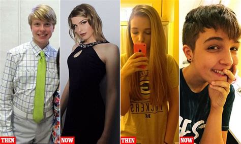 Transgender teens share their incredible before and after photos。